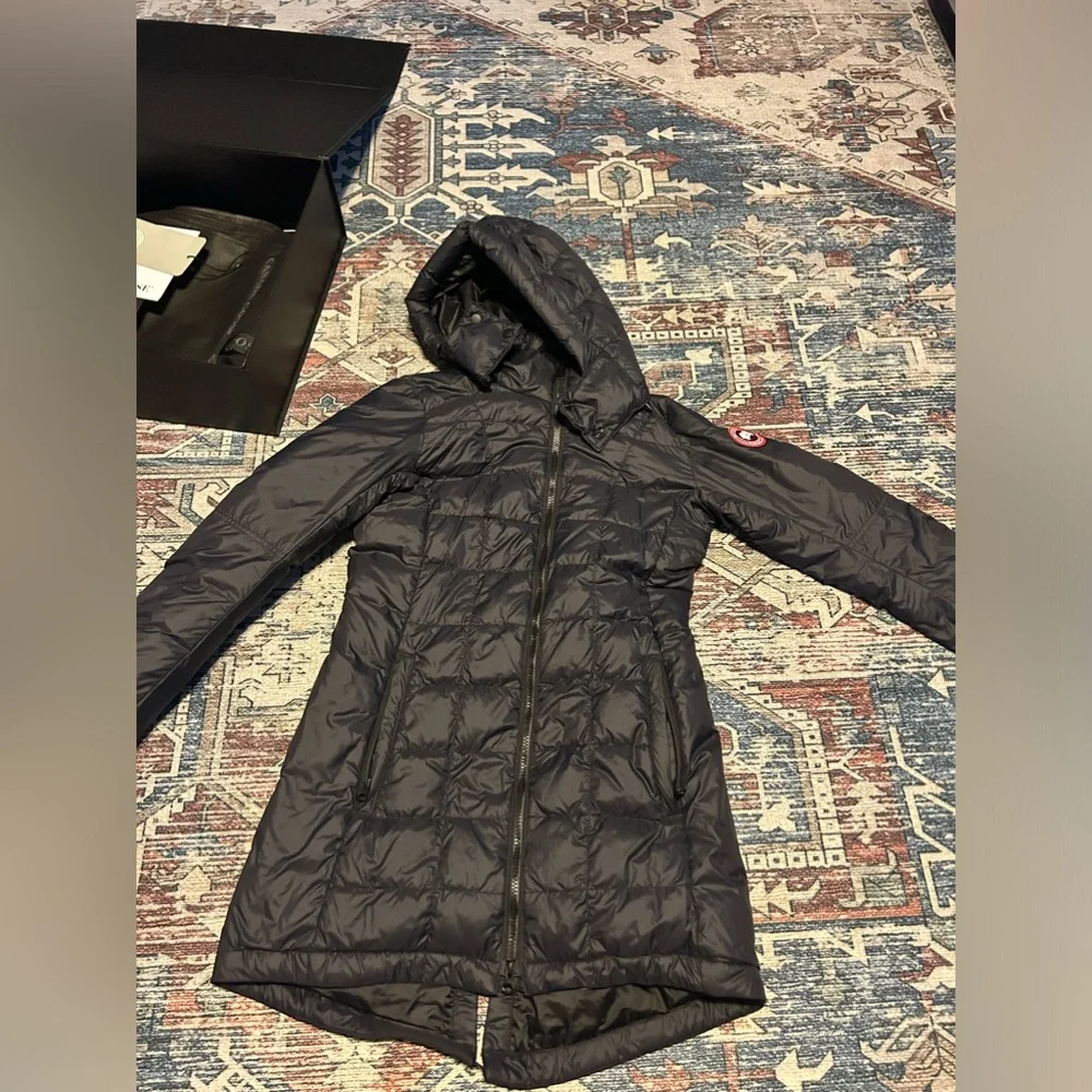 Canada Goose Black Hooded Jacket - Picture 5 of 14